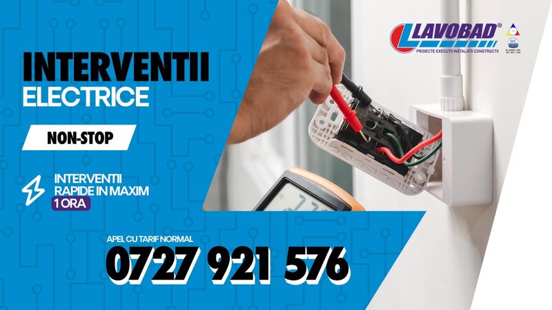 Instalatii electrice non stop 24/24h 7.